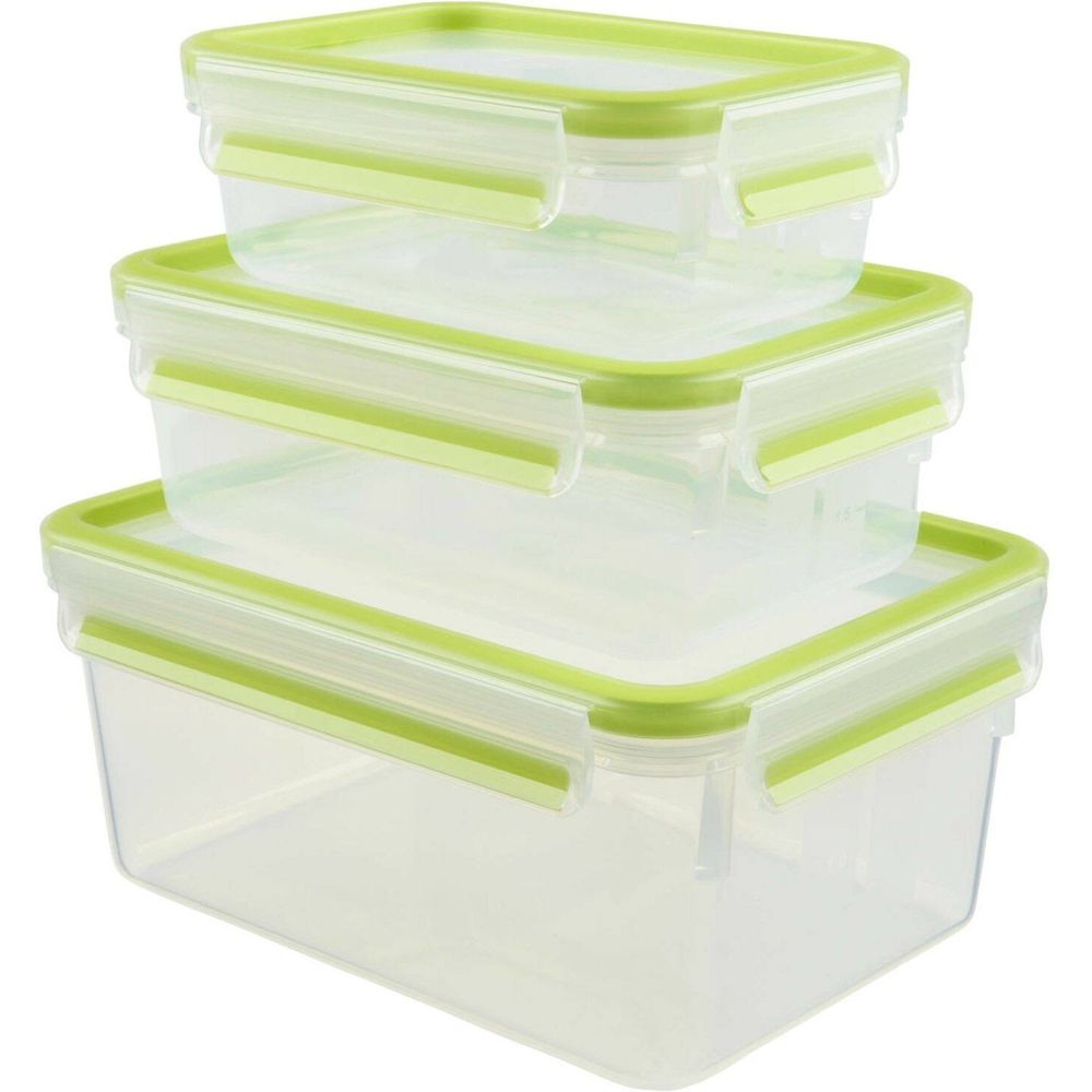 CLIP & CLOSE food storage containers, 5-piece - EMSA