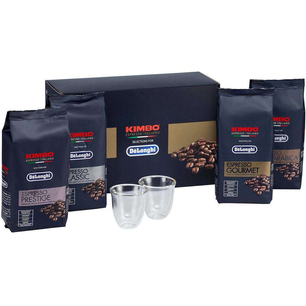 DeLonghi Coffee beans tasting set with 2 glasses Bild 1