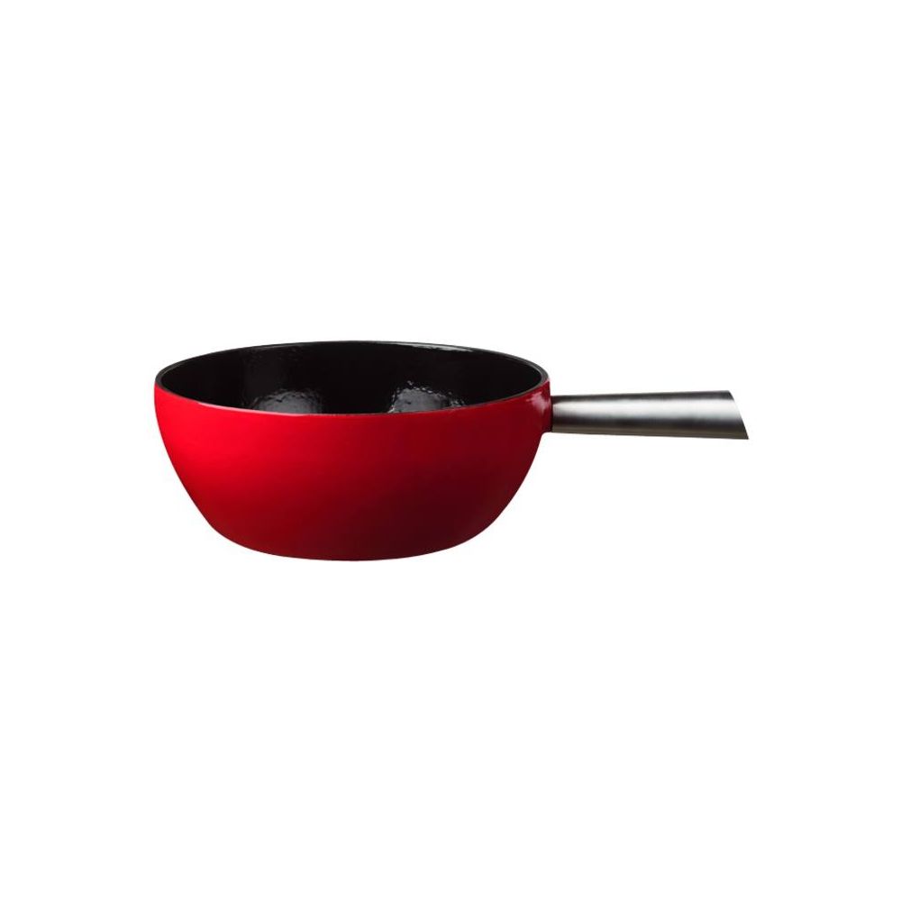 Stöckli Fonduecaquelon Elégance cast red ø24cm 7324.0214 Bild 1