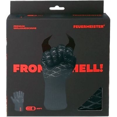 Feuermeister BBQ glove Premium BBQ Black, size 12 Bild 4