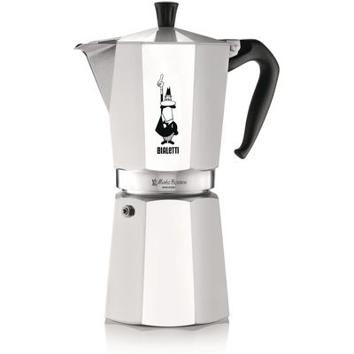 Bialetti Caffettiera Moka Express per 12 tazze