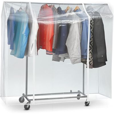 Tatkraft Lawyer protective cover 130x160x60 cm with 2 zippers for clothes rack