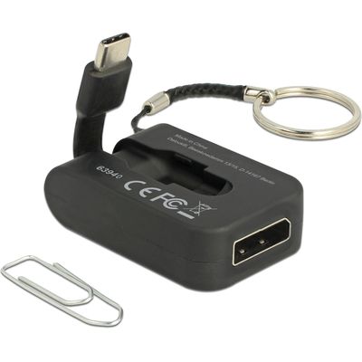 Delock adapter usb type-c - displayport 4k, mit schlüsselanhänger Bild 5