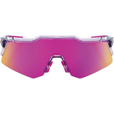 100percent Lunettes Speedcraft XS -Polished Translucent Grey -Purple Mult Bild 2