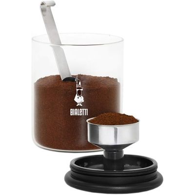 Bialetti Coffee can Moka 98 ml, Transparent, Black