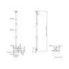 Multibrackets Supporto a soffitto piccolo nero 5453 thumb 7