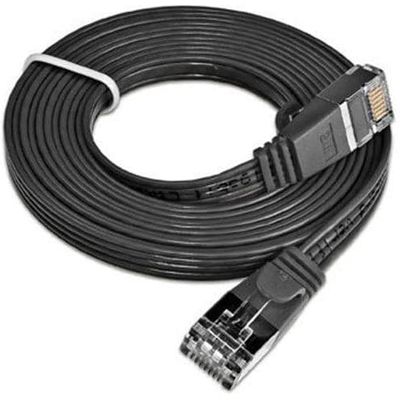 SLIM câble patch Cat 6, STP, 10 m, noir Bild 5