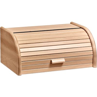 Zeller Present Beech roll bread box 40x28x18cm