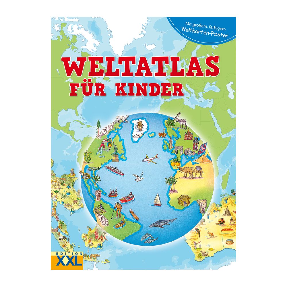 XXL Weltatlas für Kinder inkl. Poster Bild 1