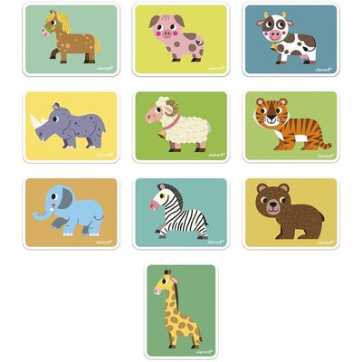 Janod Magnetic book animals 30 magnets and 10 cards Bild 8