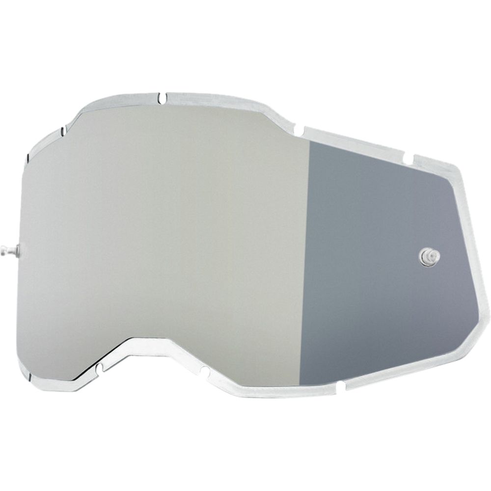 100percent RC2/AC2/ST2 Plus Replacement - Injected Mirror Silver L Bild 1