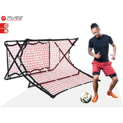 pure2improve Pure Fussball Trampolin schwarz rot Bild 2