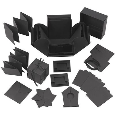 Creativ Company Geschenkschachtel Explosion Box Schwarz