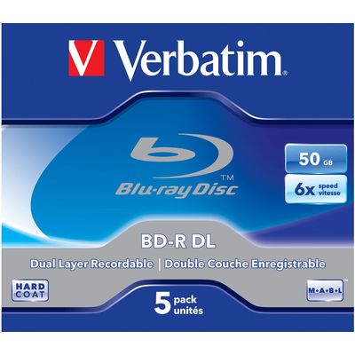 Verbatim BD-R 50 GB, Jewelcase (5 pieces) Bild 3