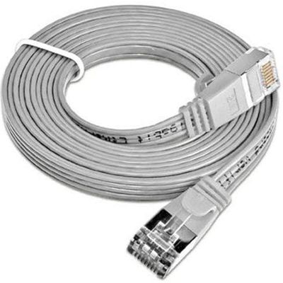 SLIM patchkabel  Cat 6, STP, 0.25 m, Grau Bild 2