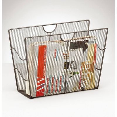 Zeller Present Magazine rack mesh 39x17.5x27cm Bild 4