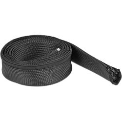 Delock Cable conduit 2 m x 50 mm, with zipper Black