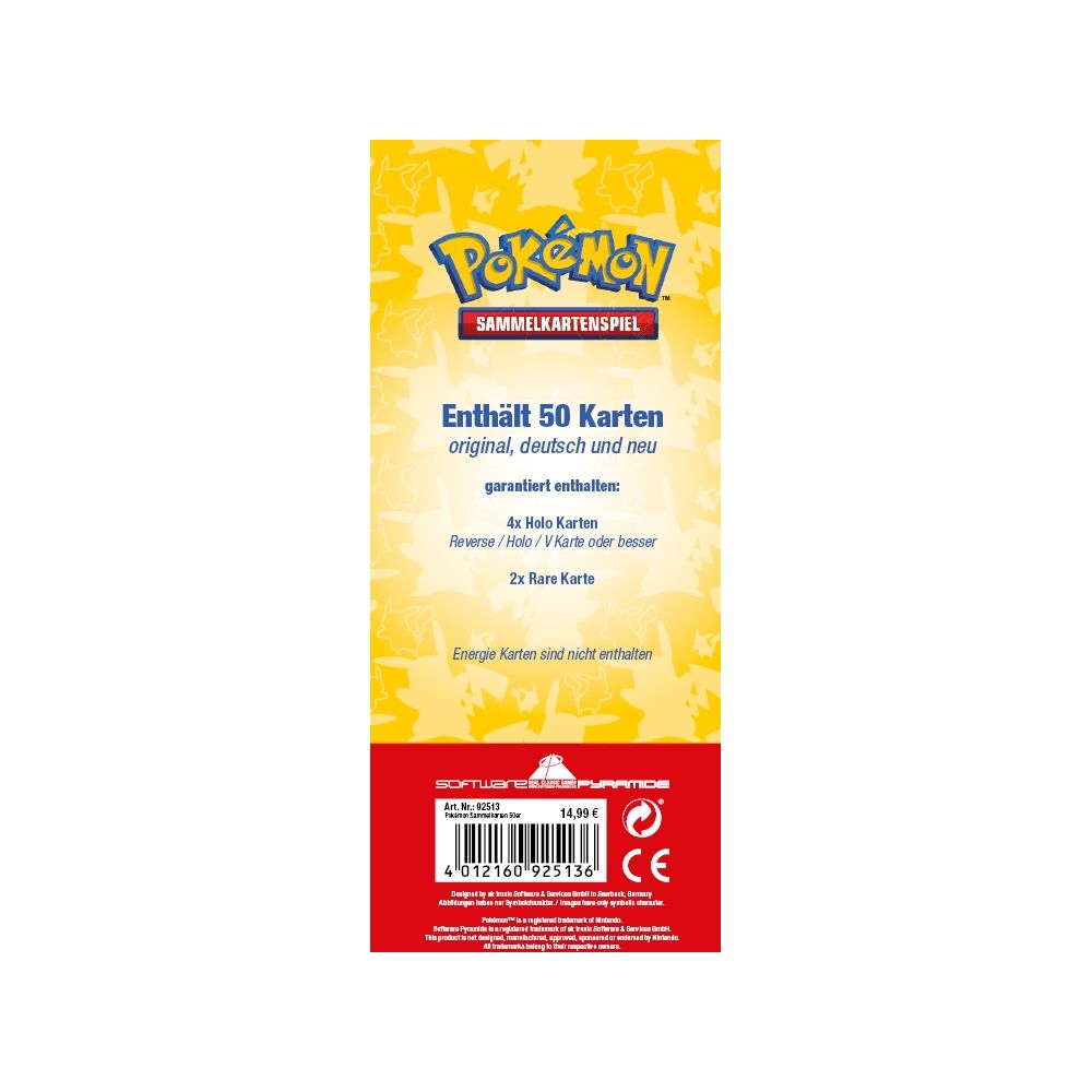 Software Pyramide Pokémon trading cards 50 pack Bild 1