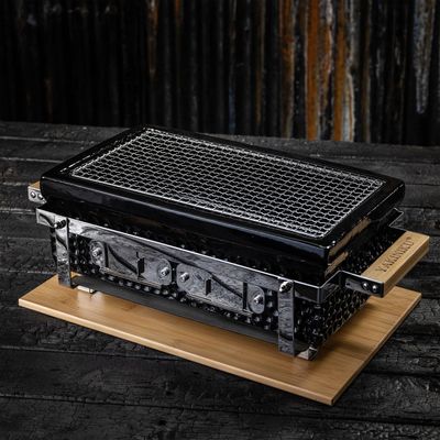 Yakiniku Table grill Shichirin square 35x17 cm Bild 3