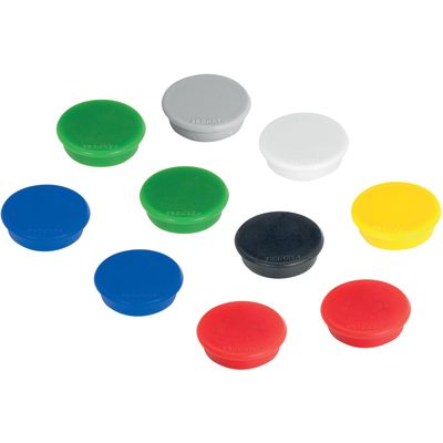 Franken Holding magnet Ø 32 mm, 10 pieces, assorted