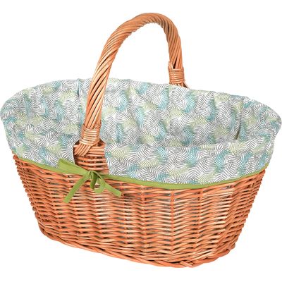 Spima Einkaufskorb Blätter L47 B32 H22 cm