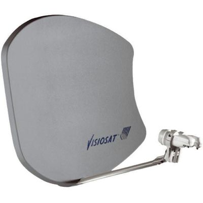 Visiosat Antenna SAT G2 grigio, 75 x 64 cm