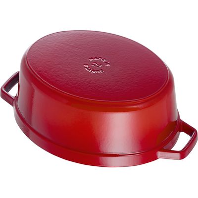 Staub Topf oval Vitamin Kirschrot 6.5 lt. 33cm Bild 3