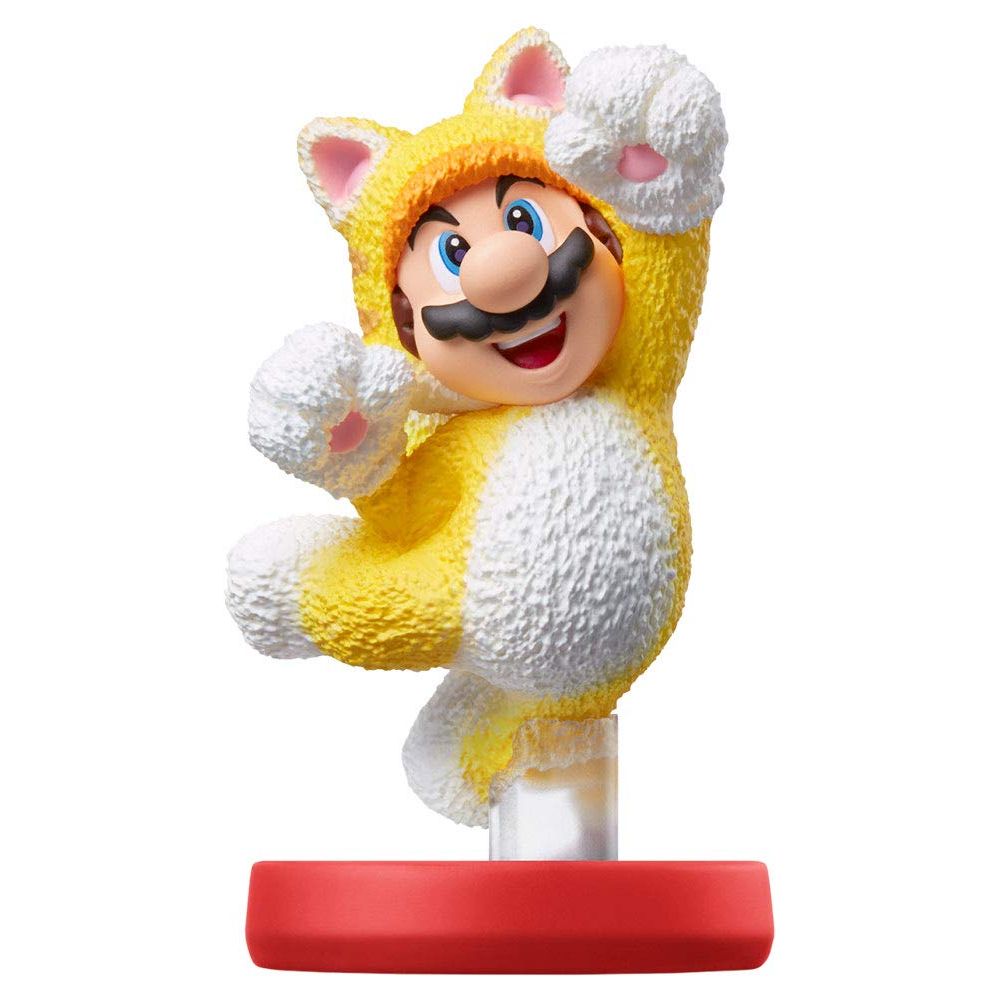 Nintendo amiibo Super Mario Character - Cat Mario + Cat Peach Bild 1