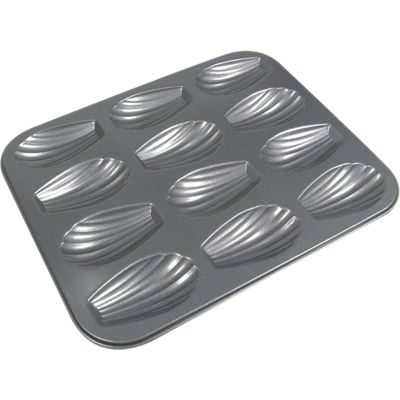 de Buyer Plaque de cuisson pour 12 Madeleine 26x20cm