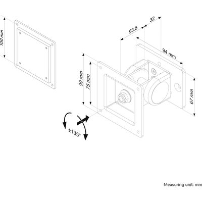 Newstar Support de barre d&#39;outils FPMA-DTBW100 jusqu&#39;à 8 kg Bild 2